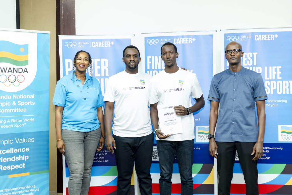 Powering Up the Future: Rwandan Athletes Chart New Paths at the Athlete365 Career+ Workshop